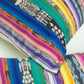 Vintage Rainbow 90s Ikat Pillow - 20" x 20"