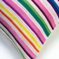 Vintage 70s Rainbow Striped Pillow