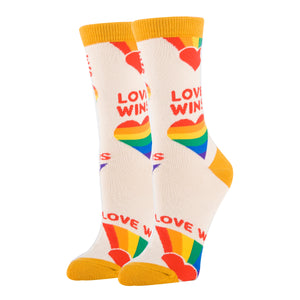 Love Wins Socks (Womens Sizing)