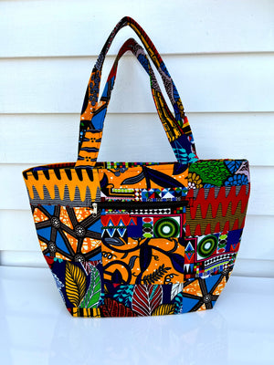 Ankara and Patchwork Purse