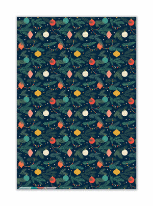 TINSEL TREE Holiday Gift Wrap Sheets