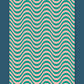 RETRO GREEN WAVE Gift Wrap Sheets