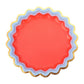 Rainbow Ric Rac Assorted Dessert Plates (10 count)