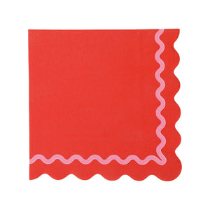 Rainbow Ric Rac Assorted Lunch Napkins (20 count)