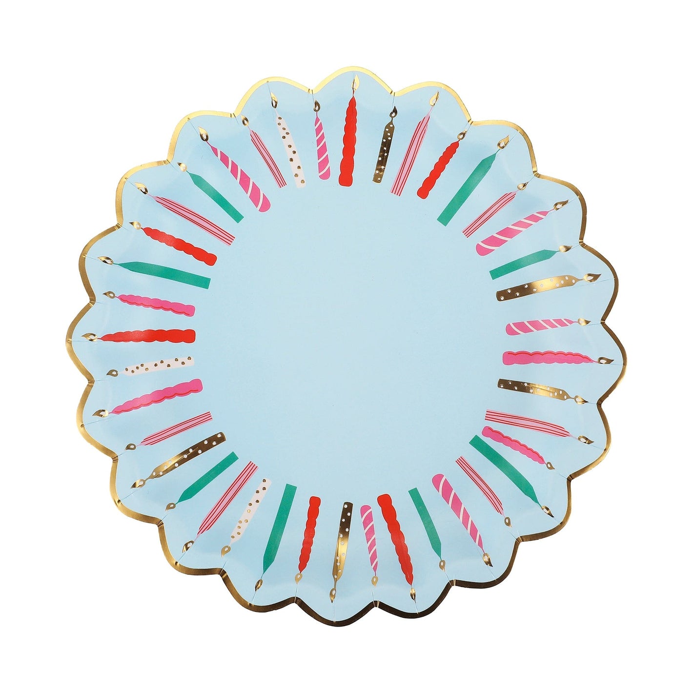 Birthday Candles Dessert Plates (10 count)