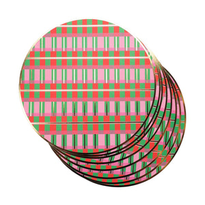 Christmas Plaid Holiday Placemats (10 count)