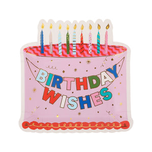 Birthday Wishes Dessert Plates (10 count)