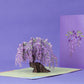 Wisteria Tree Pop Up Card