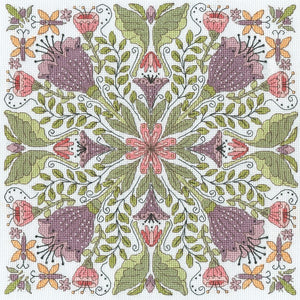 Bursting Blooms XBUF2 Counted Cross Stitch Kit