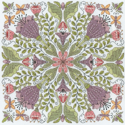 Bursting Blooms XBUF2 Counted Cross Stitch Kit