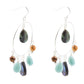 Ajo Abalone Sterling Silver Circle Earrings