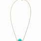 Amazonite Drop Necklace