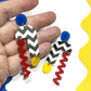 Arch Mobile Earrings - 80s Art School