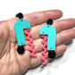 Arch Mobile Earrings - 80s Art Girl