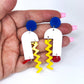 Arch Mobile Earrings in Primary Colors