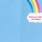 Avanti Alpaca Greeting Card - Wishing You Sunshine and Rainbows