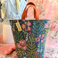 Meadow Hope Basket–Handmade USA Floral Knitting & Crochet Tote