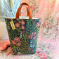 Meadow Hope Basket–Handmade USA Floral Knitting & Crochet Tote