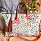 Wildflower Buddy Bag – Handmade Embroidered Floral Carryall | Atenti