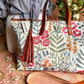 Wildflower Buddy Bag – Handmade Embroidered Floral Carryall | Atenti