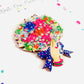 Bouquet of Flowers Brooch by Rosie Rose Parker