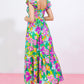 LOVE HAZE WOVEN MIDI DRESS