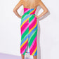 ALL OR NOTHING PONTI MIDI DRESS