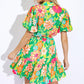SWING OF THINGS WOVEN MINI DRESS
