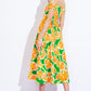WHERE I WANT TO BE TWILL MIDI DRESS