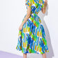 SUMMER MIRAGE WOVEN MIDI DRESS