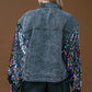 GOING THERE WASHED DENIM JACKET