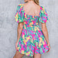ST. JAMES CITY WOVEN ROMPER