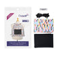 Drawstring Backpack Sewing Kit  - Shape Lines Black