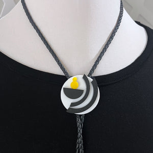Balance Geometric Bolo Tie