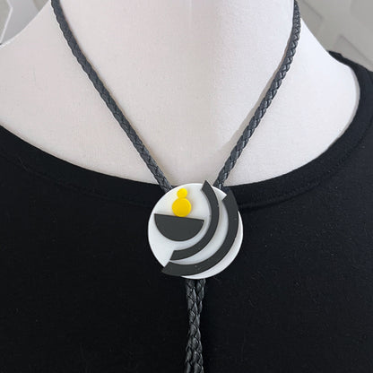 Balance Geometric Bolo Tie
