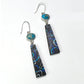 Blue Banner Earrings