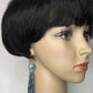 Blue Banner Earrings
