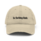 Be Fucking Kind Distressed Dad Hat