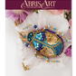 Azurite Bead Embroidery Decoration Kit by Abris Art AD-084