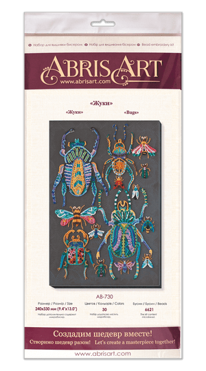 Bead Embroidery Kit - Beetles AB-730