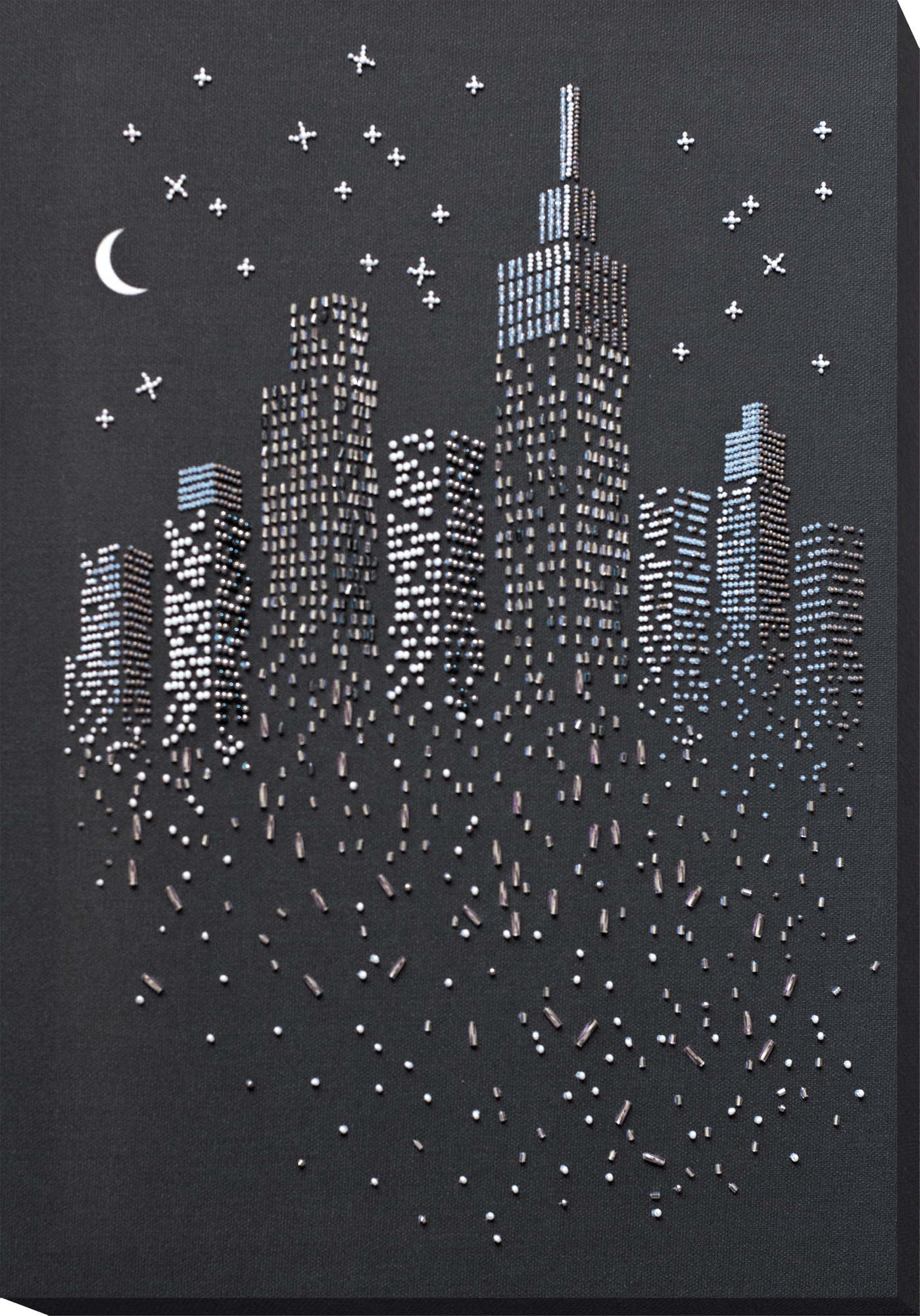 Bead Embroidery Kit - The glitter of the night lights AB-755