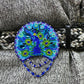 Peacock Bead Embroidery Decoration Kit by Abris Art AD-006
