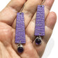 Beneath the Surface Etched and Sterling Earrings