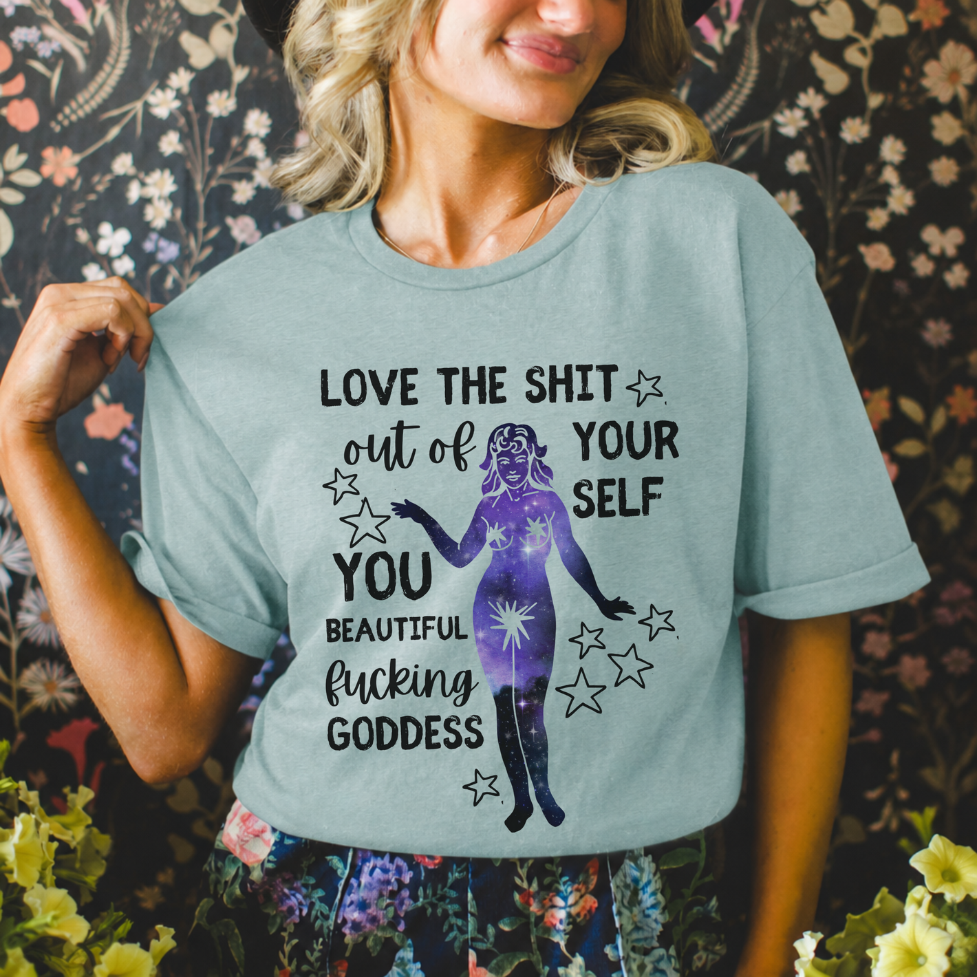 Beautiful F*cking Goddess Tee | Empowerment Graphic T-Shirt
