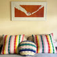 Santiago Rainbow Grid Pillow - 12" x 20"