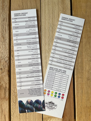 Crochet Abbreviations Bookmark