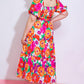 EVERYONE'S DESIRE WOVEN MIDI DRESS
