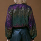 ENTERTAIN ME SEQUIN BOMBER JACKET