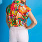 SWEET DREAMS FLORAL WOVEN TOP