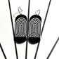 Mod Archway Earrings in Black